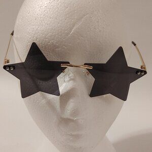 Black STAR Sunglasses Sunnies Star Glasses